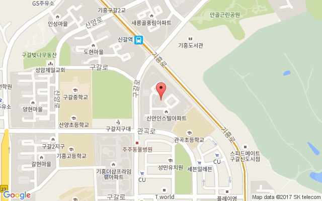 BHC치킨 용인구갈새천년점약도