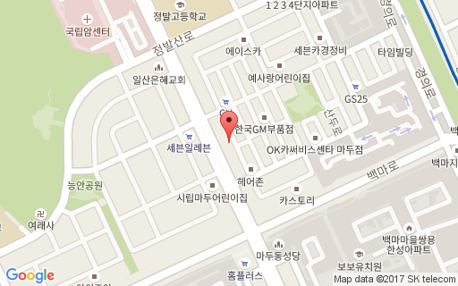 도미노피자 마두점약도