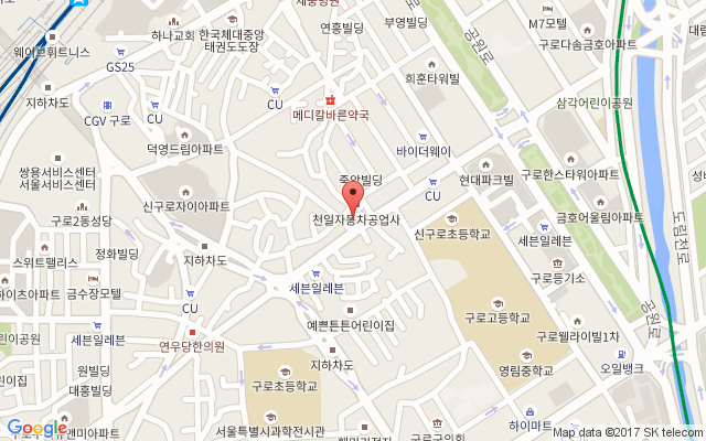 굽네치킨 구로2호점약도